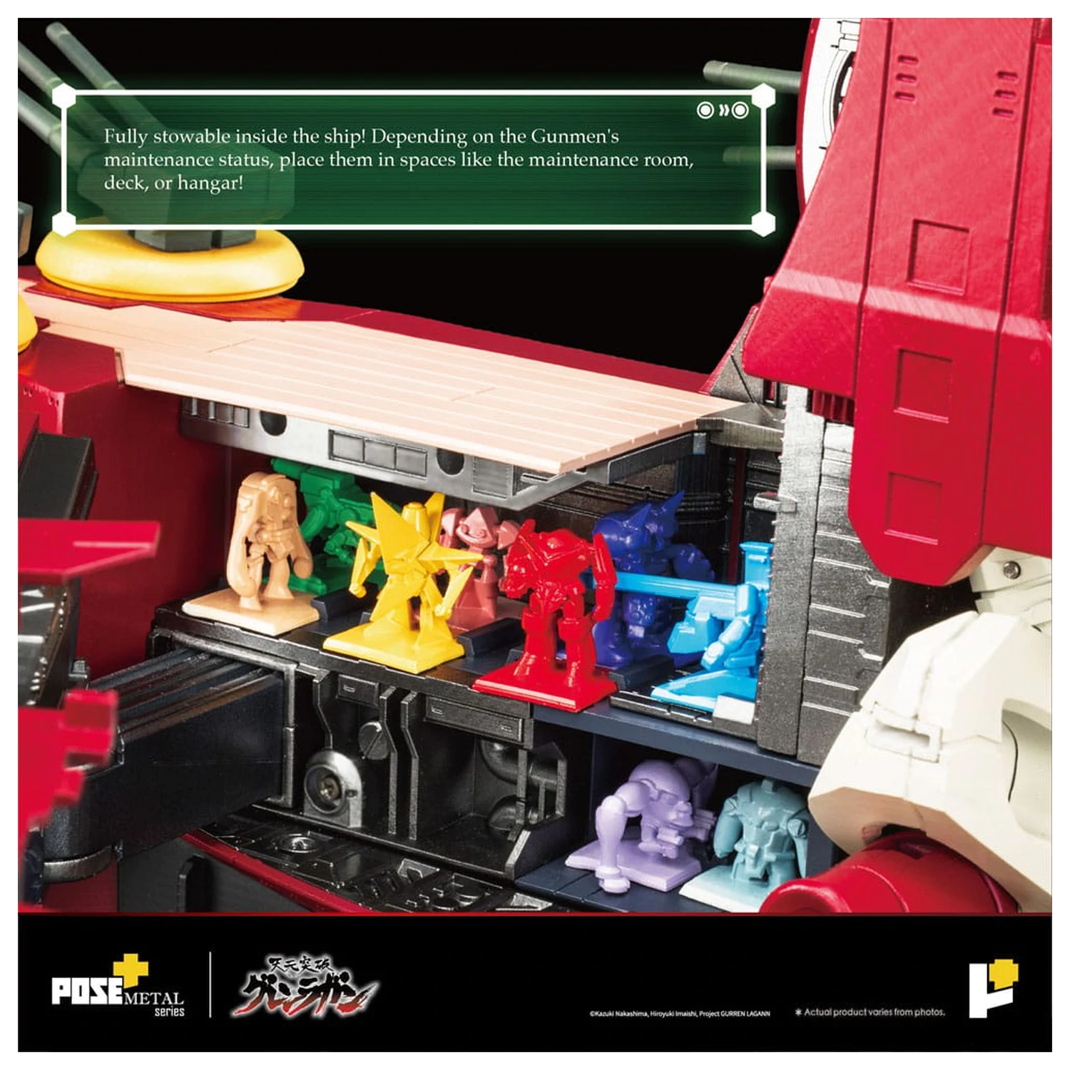 Tengen Toppa Gurren Lagann POSE+METAL series Figurka Dai-Gurren 33 cm produktová fotografia