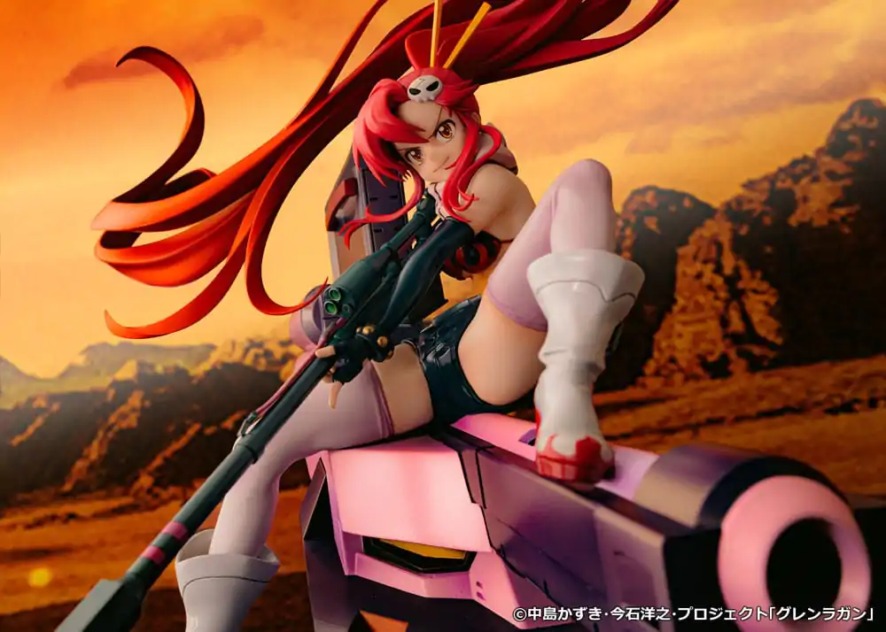 Tengen Toppa Gurren Lagann PVC Socha Yoko & Yoko M Ttank 25 cm produktová fotografia