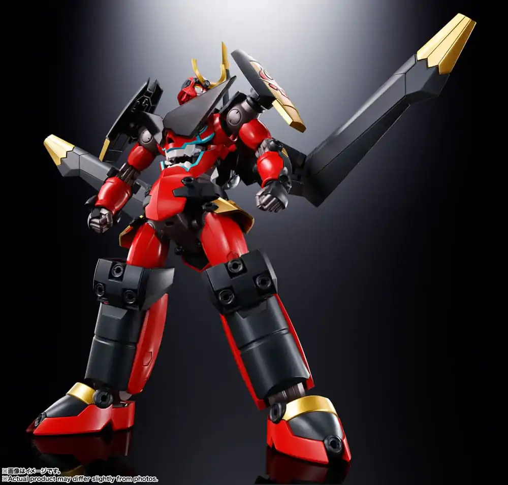 Tengen Toppa Gurren Lagann Soul of Chogokin Diecast akčná figúrka GX-107 Gurren Lagann & Giga Drill Set 18 cm produktová fotografia