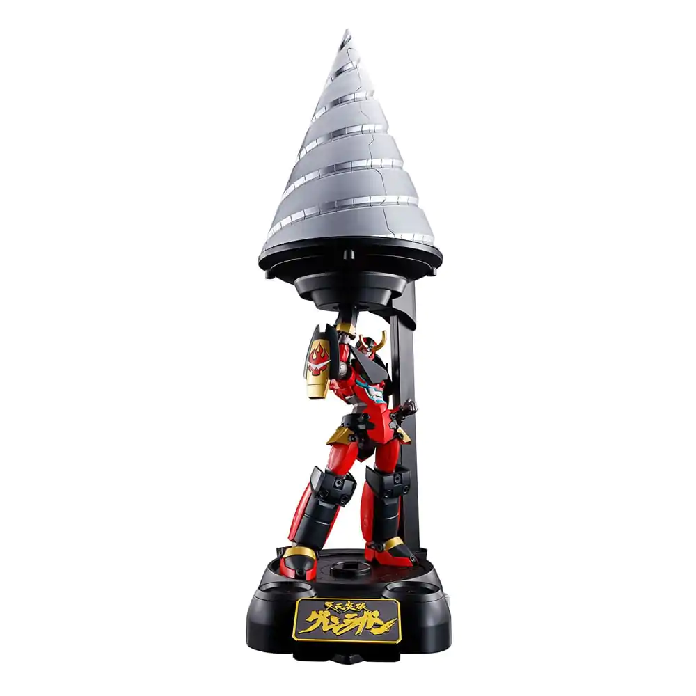 Tengen Toppa Gurren Lagann Soul of Chogokin Diecast akčná figúrka GX-107 Gurren Lagann & Giga Drill Set 18 cm produktová fotografia