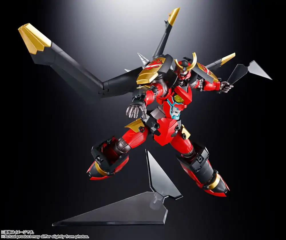 Tengen Toppa Gurren Lagann Soul of Chogokin Diecast akčná figúrka GX-107 Gurren Lagann & Giga Drill Set 18 cm produktová fotografia