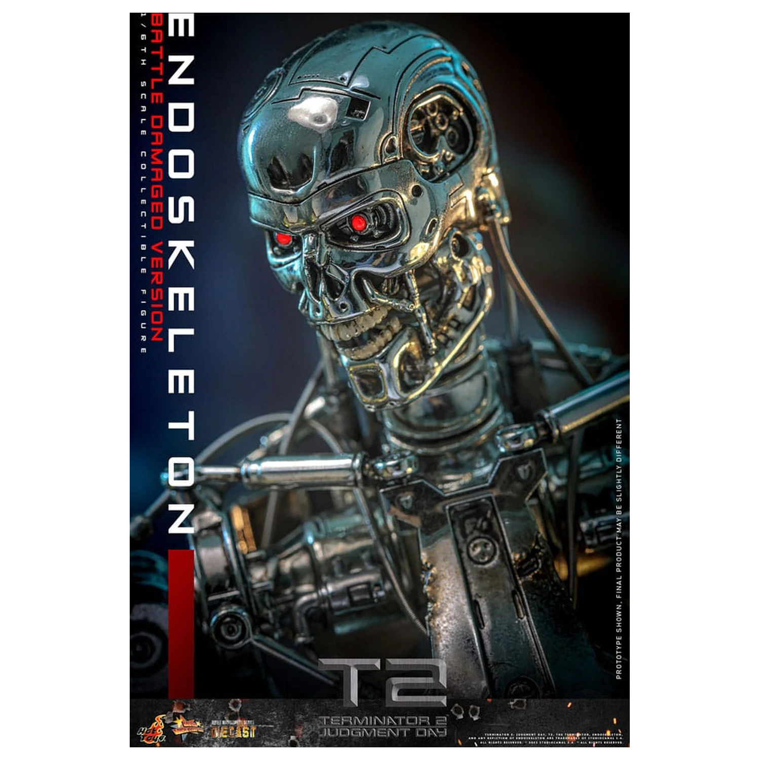Terminator 2: Judgment Day Movie Masterpiece akčná figúrka 1/6 Endoskeleton (Battle Damaged Version) 31 cm produktová fotografia