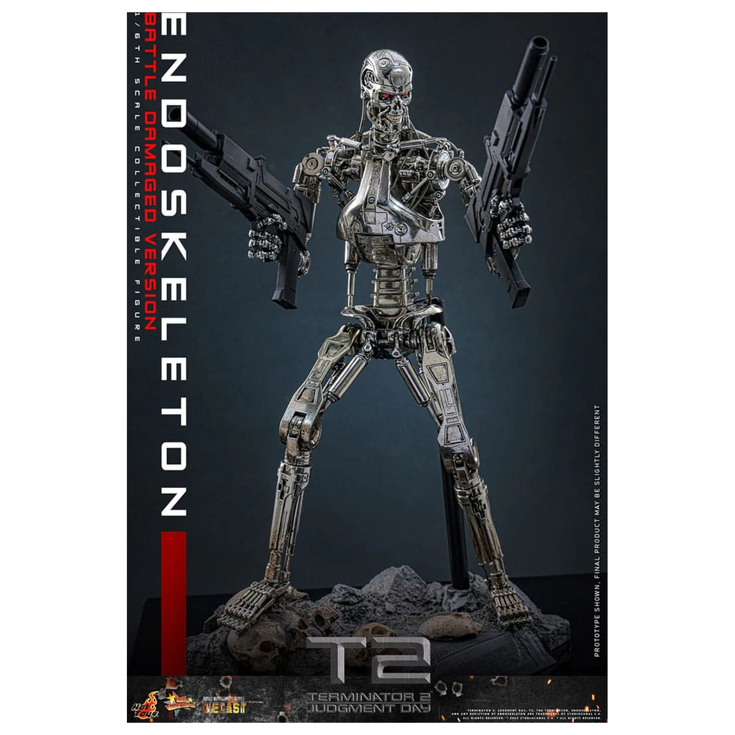 Terminator 2: Judgment Day Movie Masterpiece akčná figúrka 1/6 Endoskeleton (Battle Damaged Version) 31 cm produktová fotografia