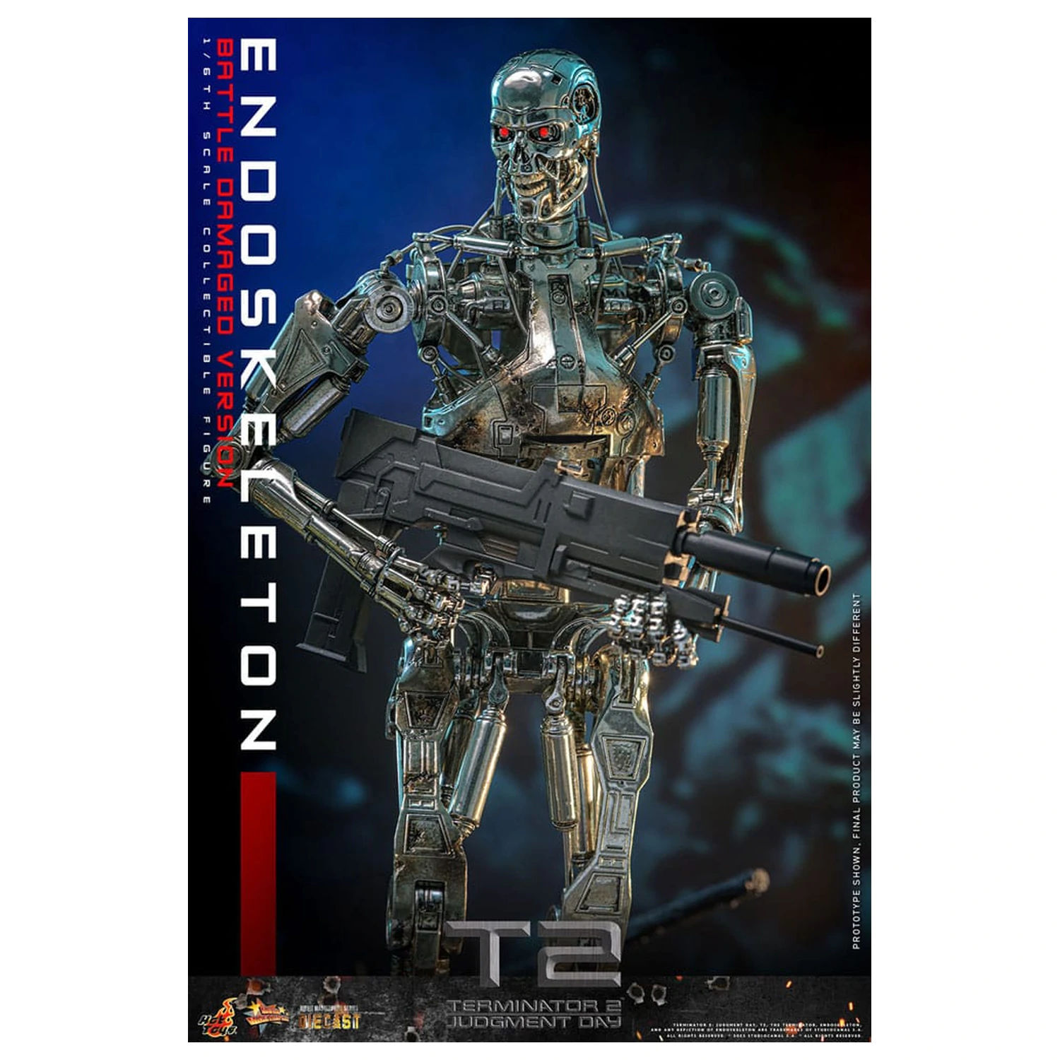 Terminator 2: Judgment Day Movie Masterpiece akčná figúrka 1/6 Endoskeleton (Battle Damaged Version) 31 cm produktová fotografia