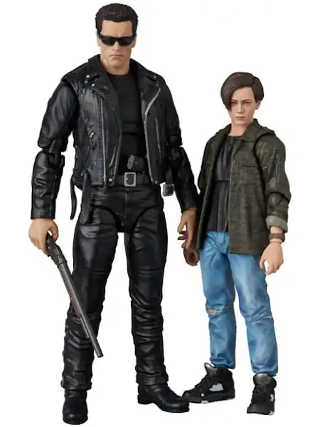Terminator 2 MAFEX akčná figúrka T-800 (T2 Ver.) a John Connor 16 cm produktová fotografia