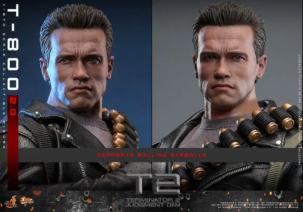 Terminator 2 Movie Masterpiece akčná figúrka 1/6 T-800 2.0 32 cm produktová fotografia