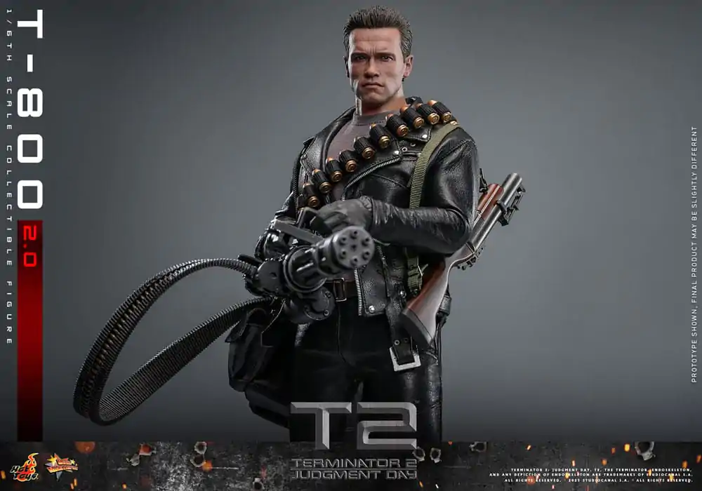 Terminator 2 Movie Masterpiece akčná figúrka 1/6 T-800 2.0 32 cm produktová fotografia