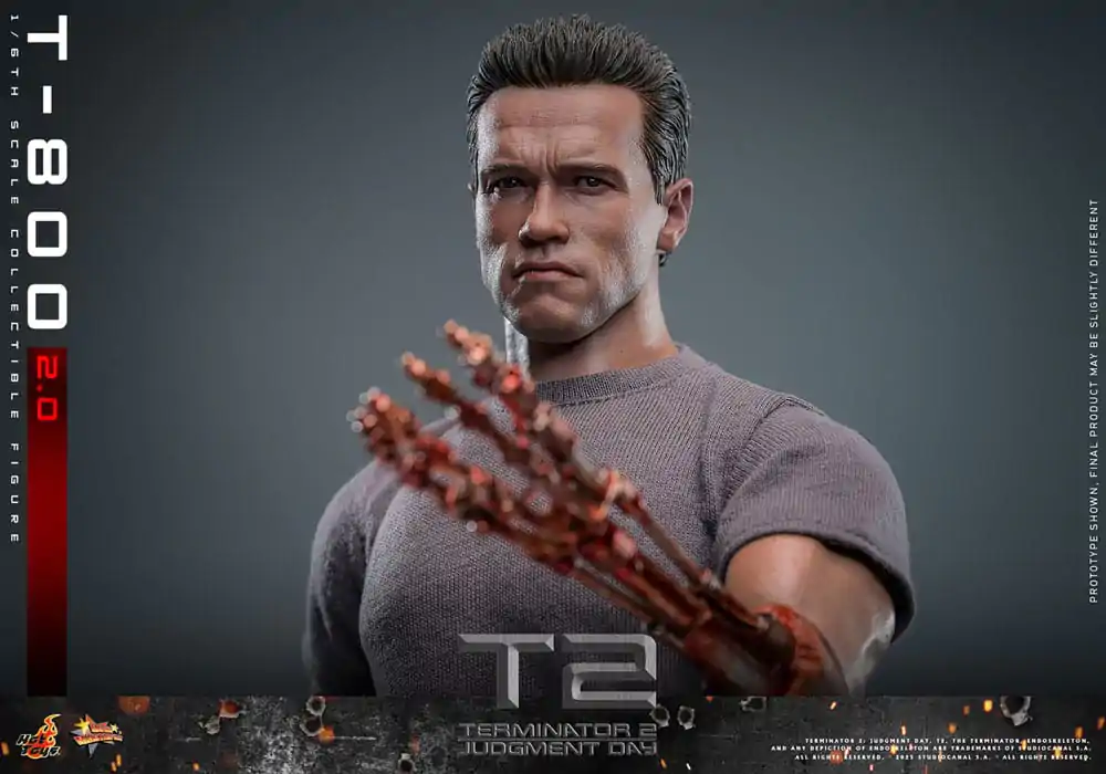 Terminator 2 Movie Masterpiece akčná figúrka 1/6 T-800 2.0 32 cm produktová fotografia