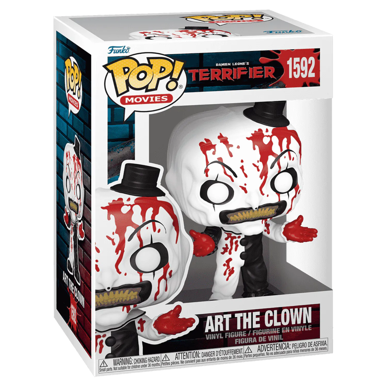 Terrifier 2 Funko POP! Movies Vinylová figúrka Art the Clown(BD) 9 cm produktová fotografia