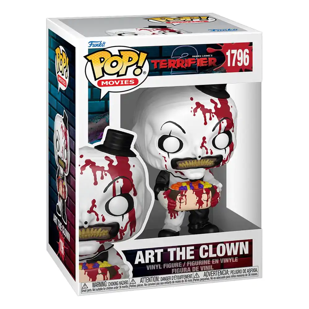 Terrifier 2 Funko POP! Movies vinylová figúrka Art the Clown with Candy Filled Head 9 cm produktová fotografia