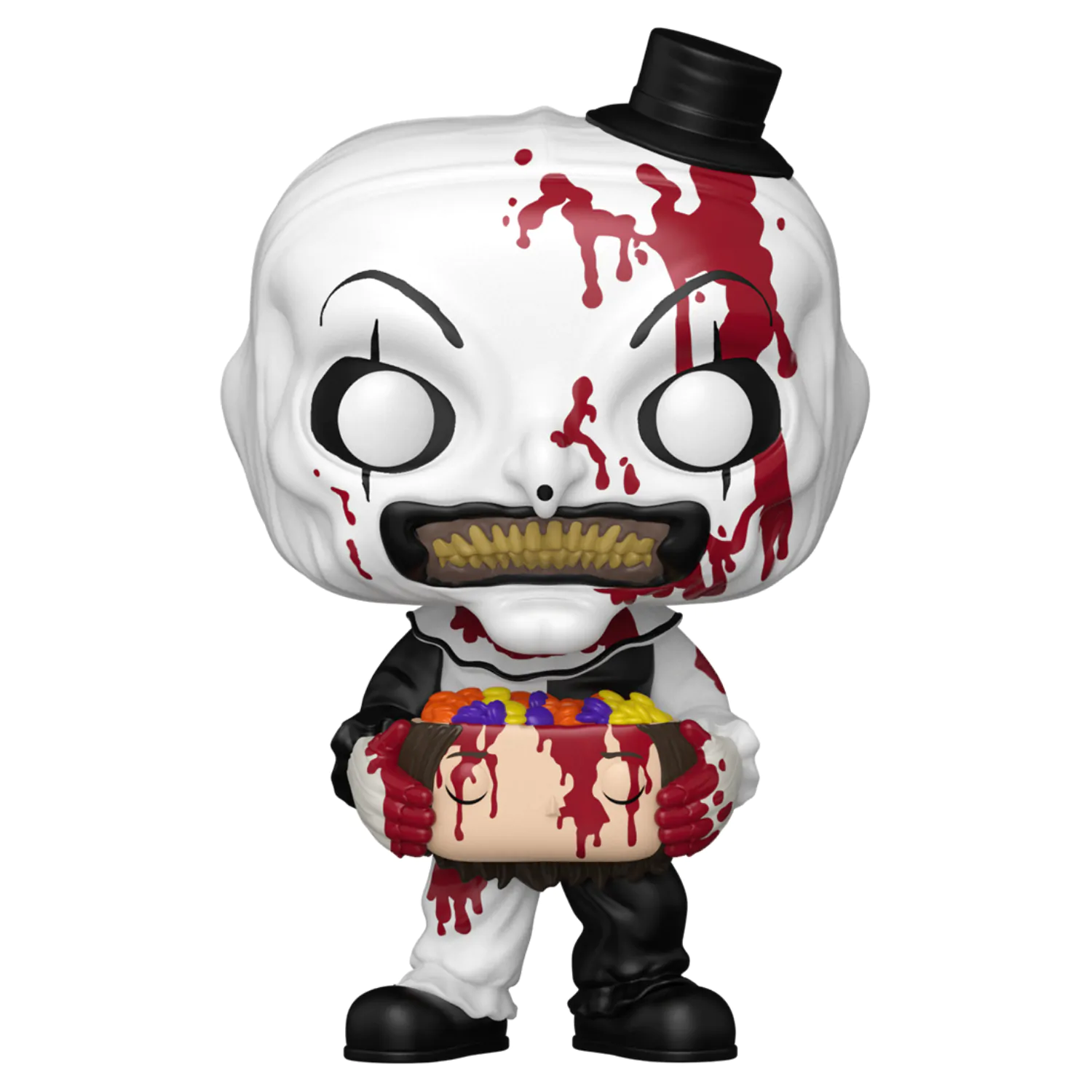 Terrifier 2 Funko POP! Movies vinylová figúrka Art the Clown with Candy Filled Head 9 cm produktová fotografia