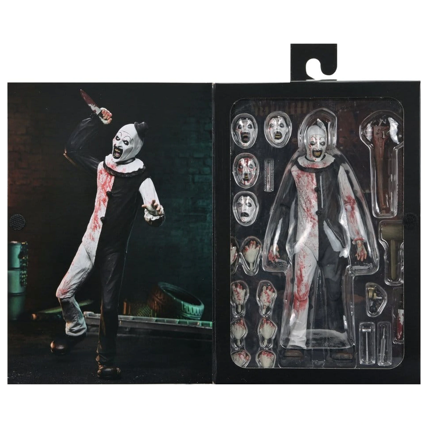 Terrifier 2 Ultimate Action Figure Art the Clown (Blood Splattered) 18 cm akčná figúrka produktová fotografia