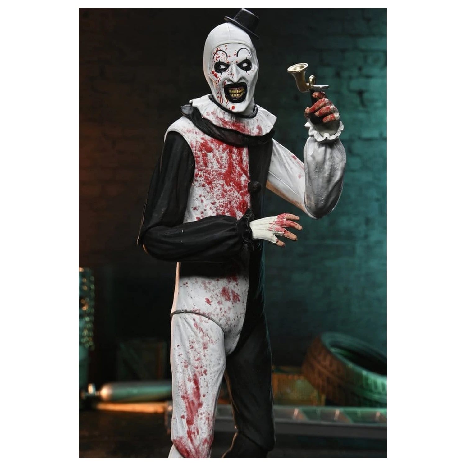 Terrifier 2 Ultimate Action Figure Art the Clown (Blood Splattered) 18 cm akčná figúrka produktová fotografia