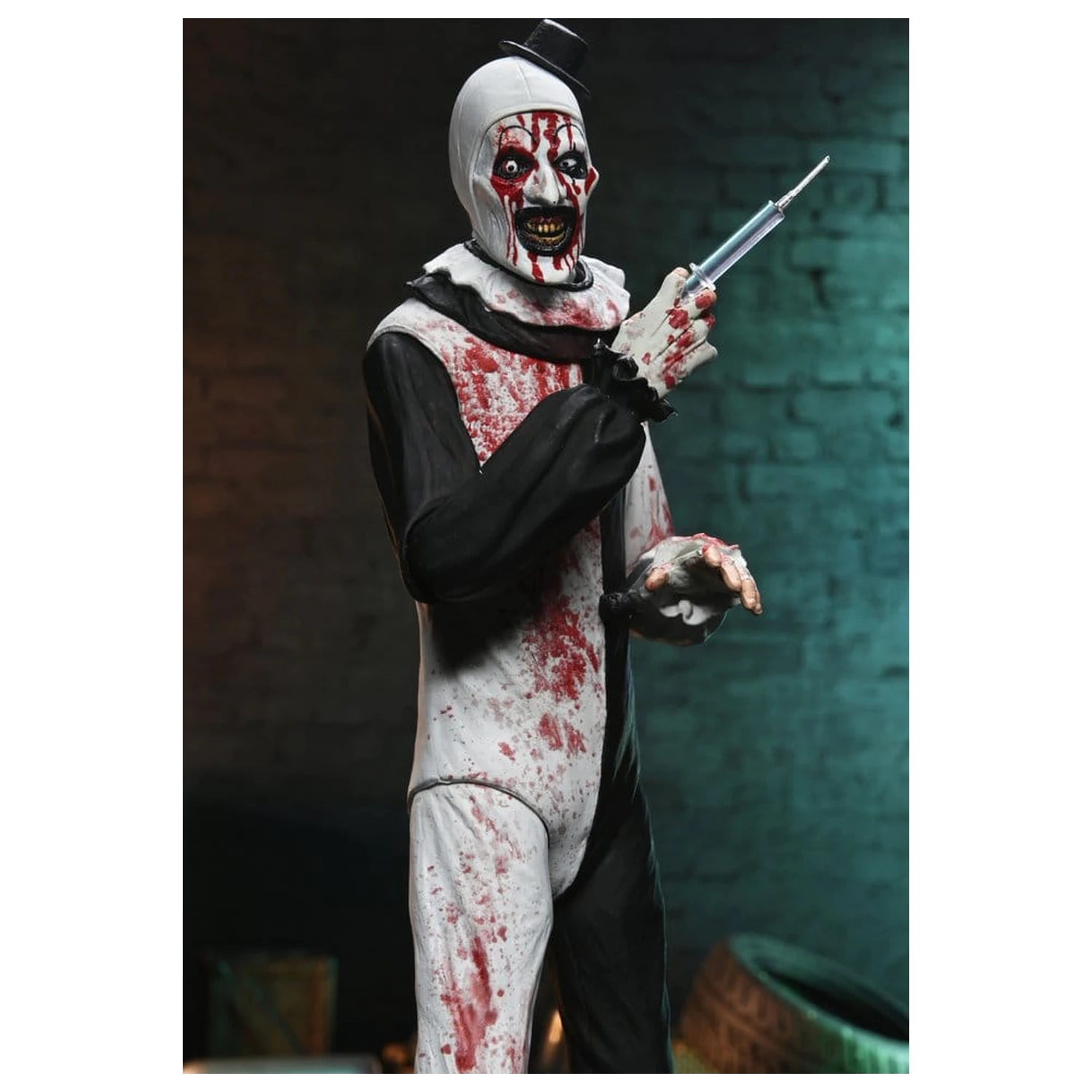 Terrifier 2 Ultimate Action Figure Art the Clown (Blood Splattered) 18 cm akčná figúrka produktová fotografia