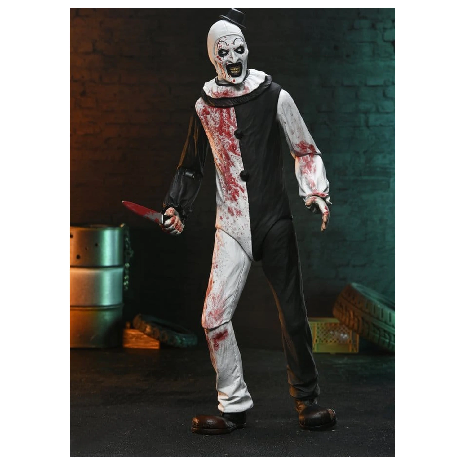 Terrifier 2 Ultimate Action Figure Art the Clown (Blood Splattered) 18 cm akčná figúrka produktová fotografia