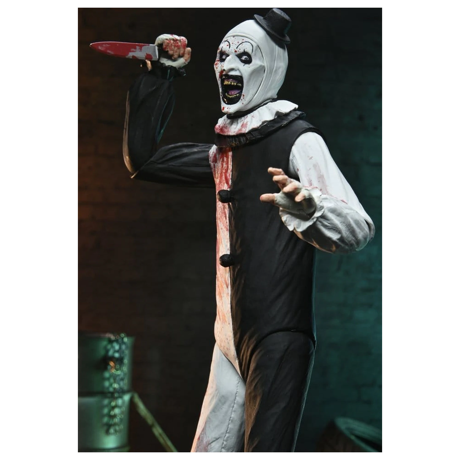 Terrifier 2 Ultimate Action Figure Art the Clown (Blood Splattered) 18 cm akčná figúrka produktová fotografia