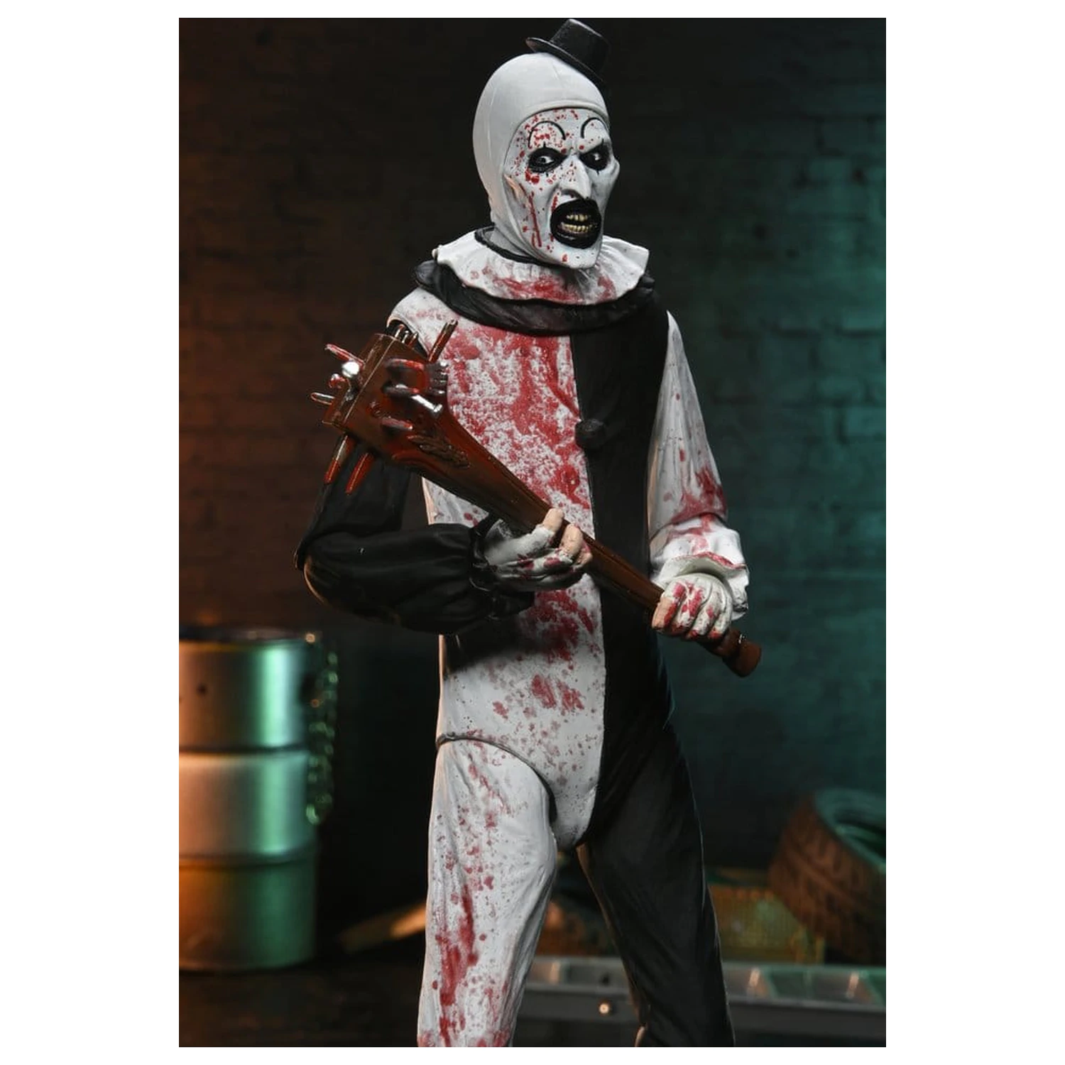 Terrifier 2 Ultimate Action Figure Art the Clown (Blood Splattered) 18 cm akčná figúrka produktová fotografia