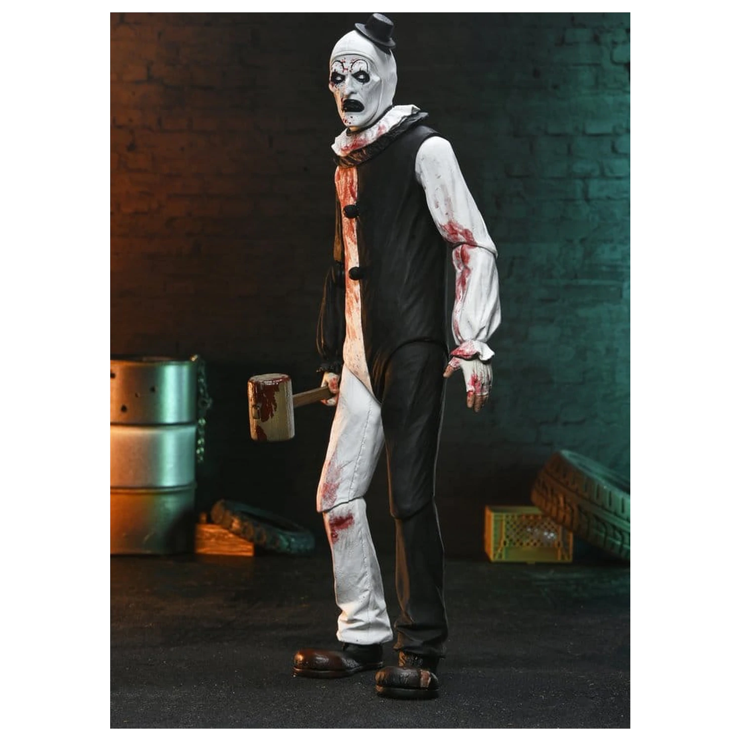 Terrifier 2 Ultimate Action Figure Art the Clown (Blood Splattered) 18 cm akčná figúrka produktová fotografia