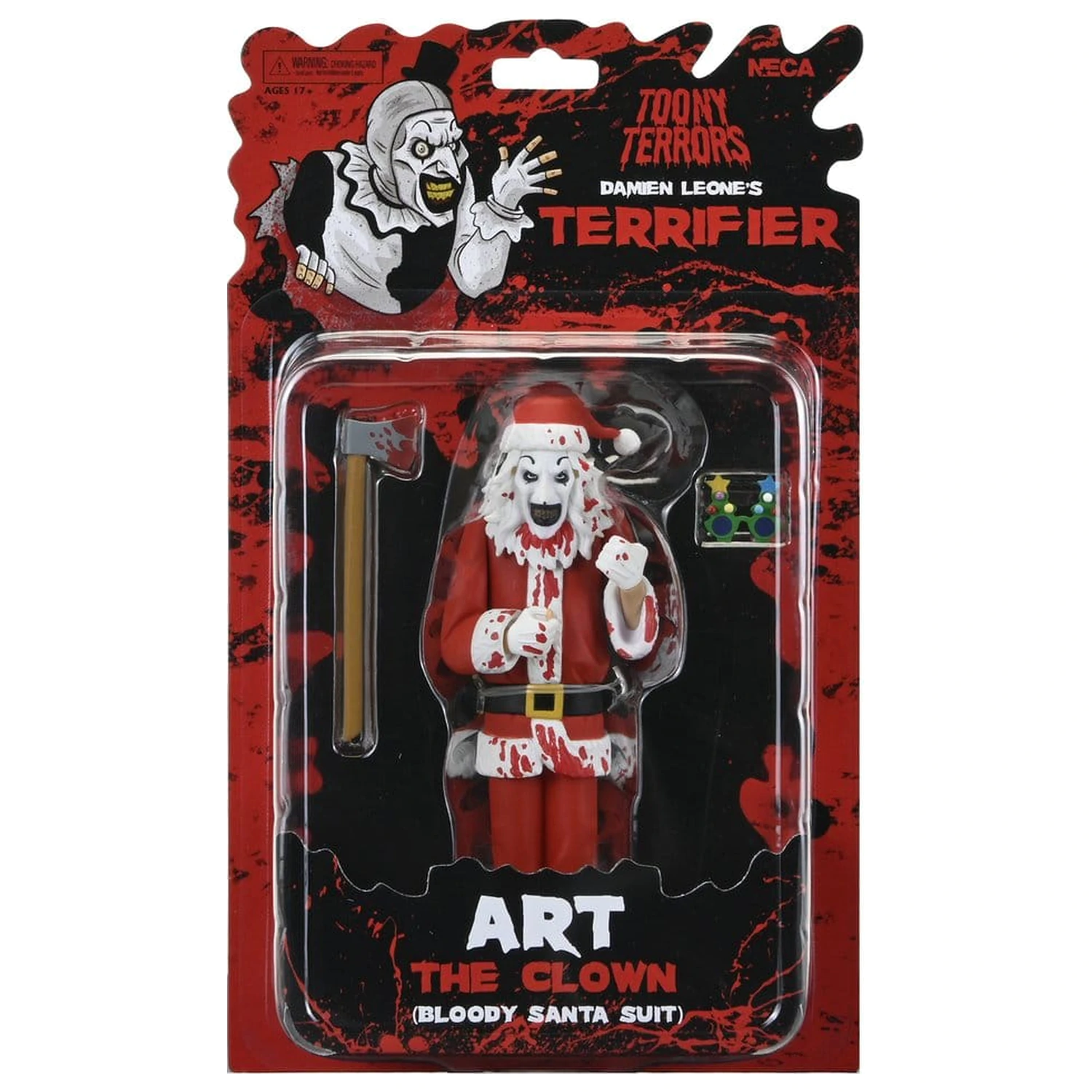 Terrifier 3 Toony Terrors akčná figúrka Santa Suit Art the Clown (Bloody Version) 15 cm produktová fotografia