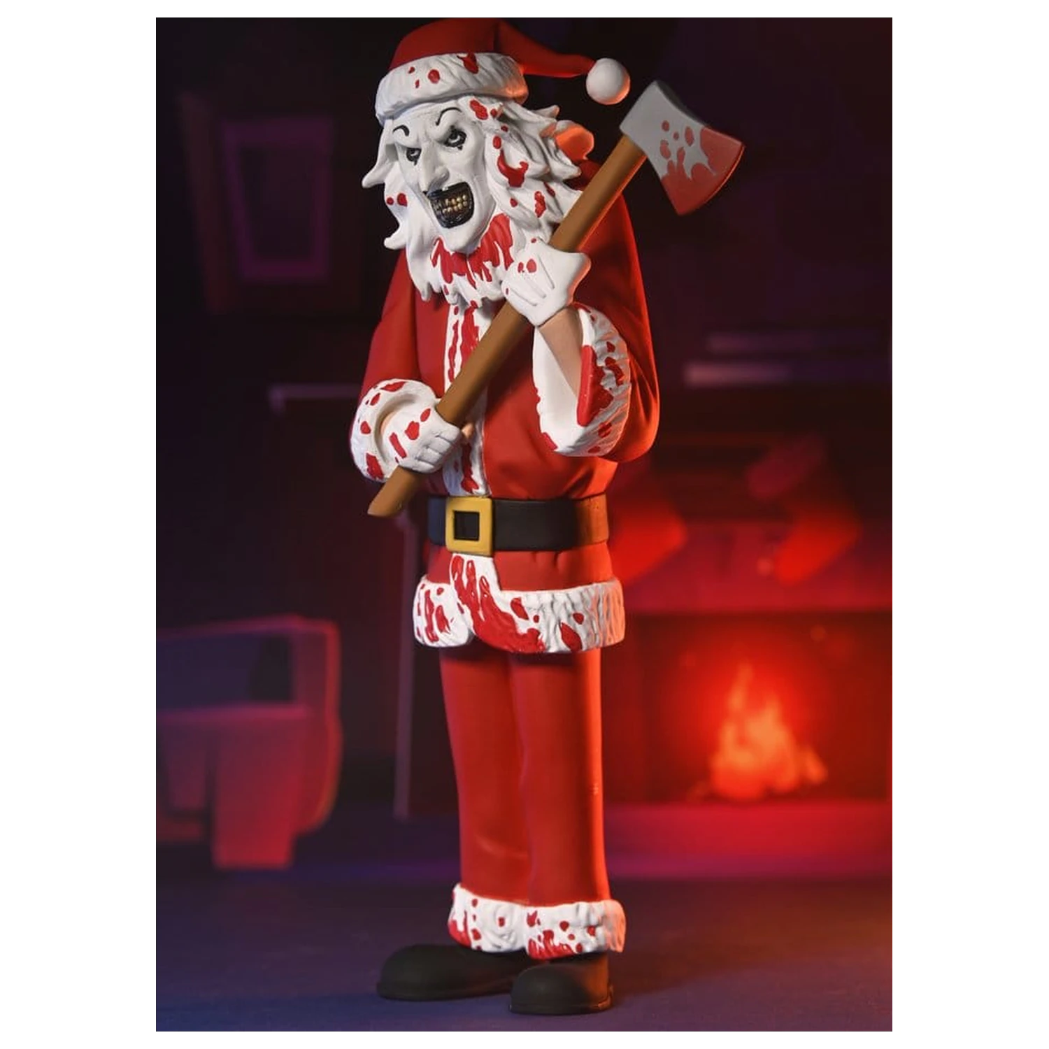 Terrifier 3 Toony Terrors akčná figúrka Santa Suit Art the Clown (Bloody Version) 15 cm produktová fotografia