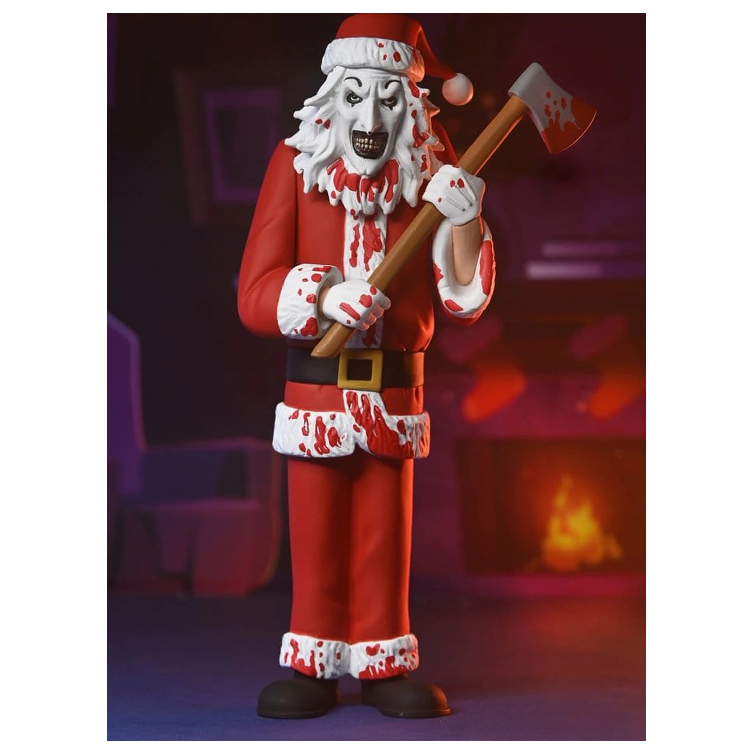 Terrifier 3 Toony Terrors akčná figúrka Santa Suit Art the Clown (Bloody Version) 15 cm produktová fotografia