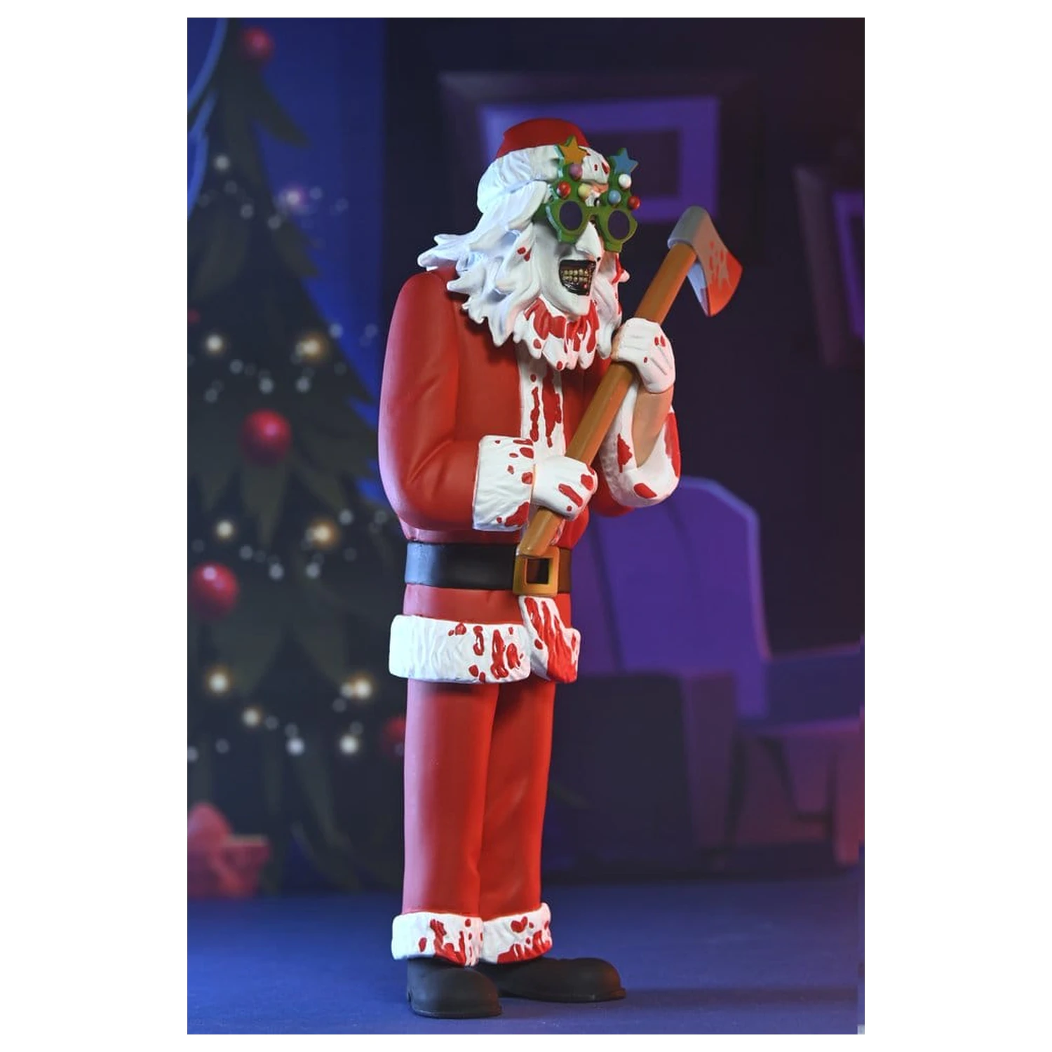 Terrifier 3 Toony Terrors akčná figúrka Santa Suit Art the Clown (Bloody Version) 15 cm produktová fotografia
