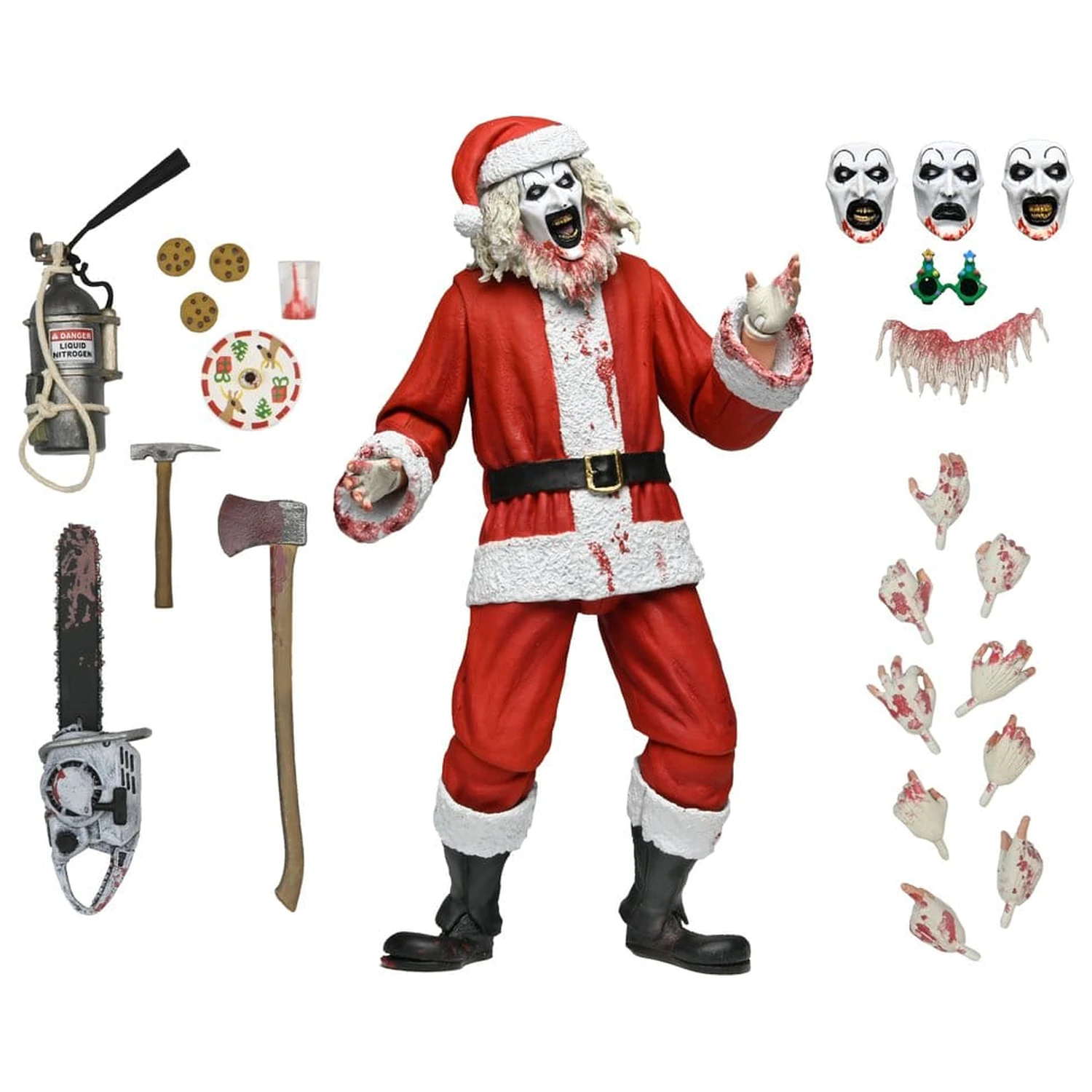 Terrifier 3 akčná figúrka Ultimate Santa Suit Art the Clown (Bloody Version) 18 cm produktová fotografia