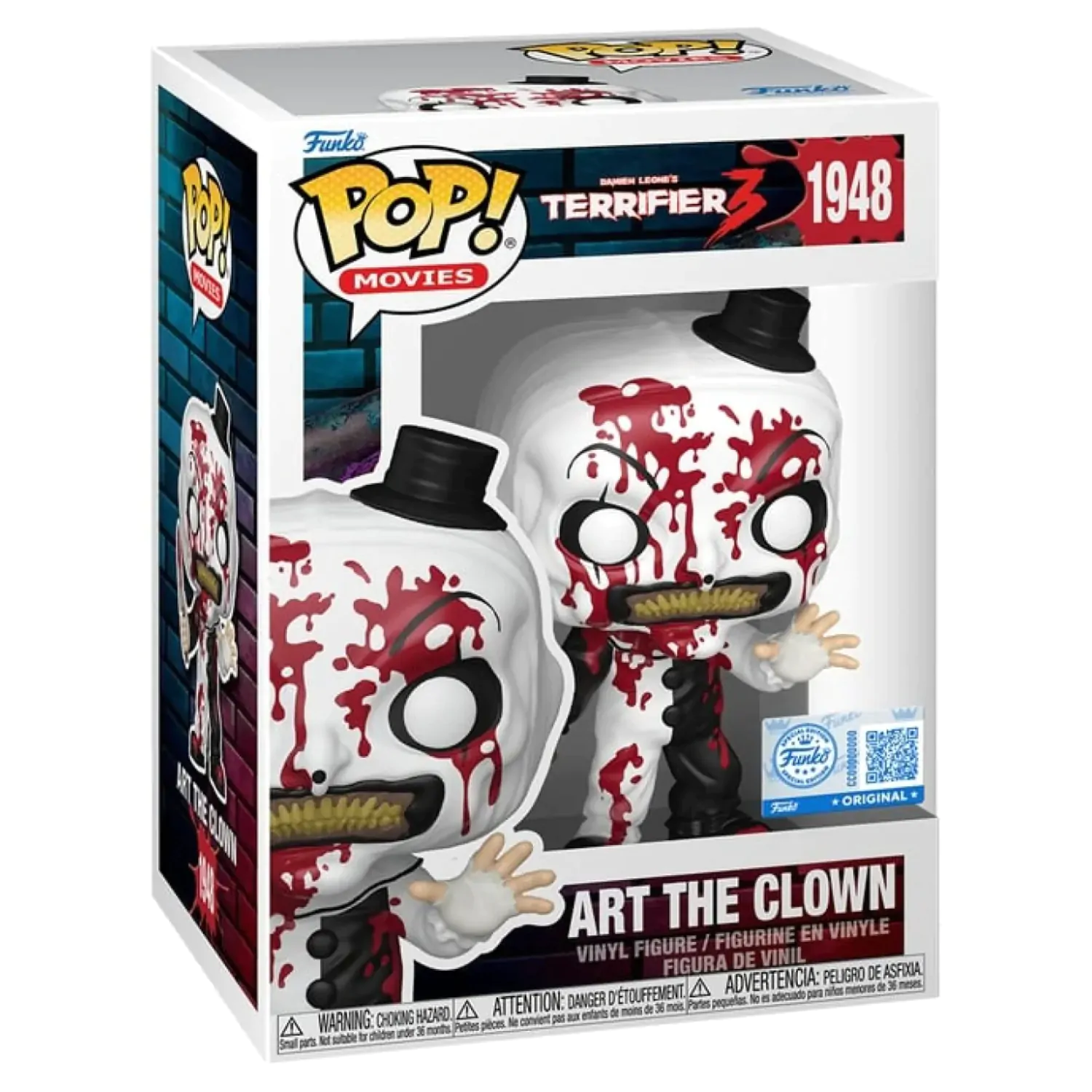 Terrifier Funko POP! figúrka - Art the Clown (Bloody) produktová fotografia