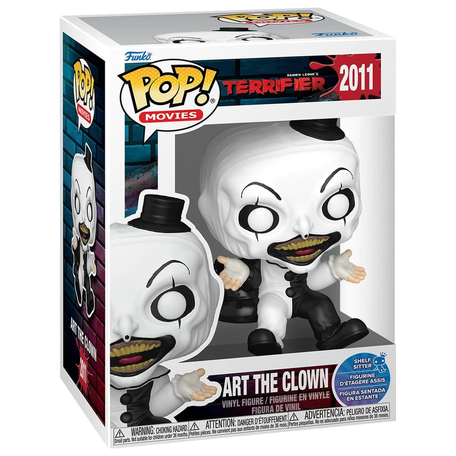 Terrifier Funko POP! Movies vinylová figúrka Art the Clown (Horror Sitters) 9 cm produktová fotografia