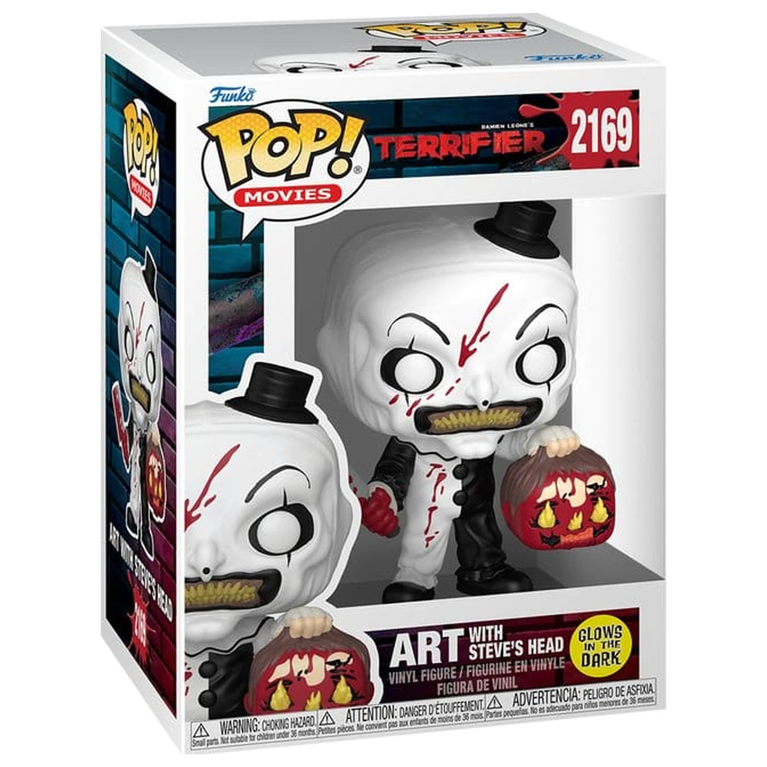 Terrifier Funko POP! Movies vinylová figúrka Art with Head 9 cm produktová fotografia