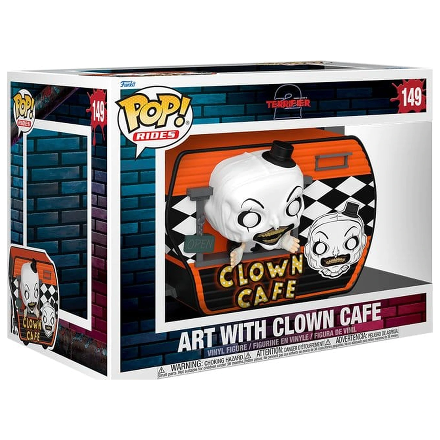 Terrifier Funko POP! Rides Super Deluxe vinylová figúrka Café s umením 15 cm produktová fotografia