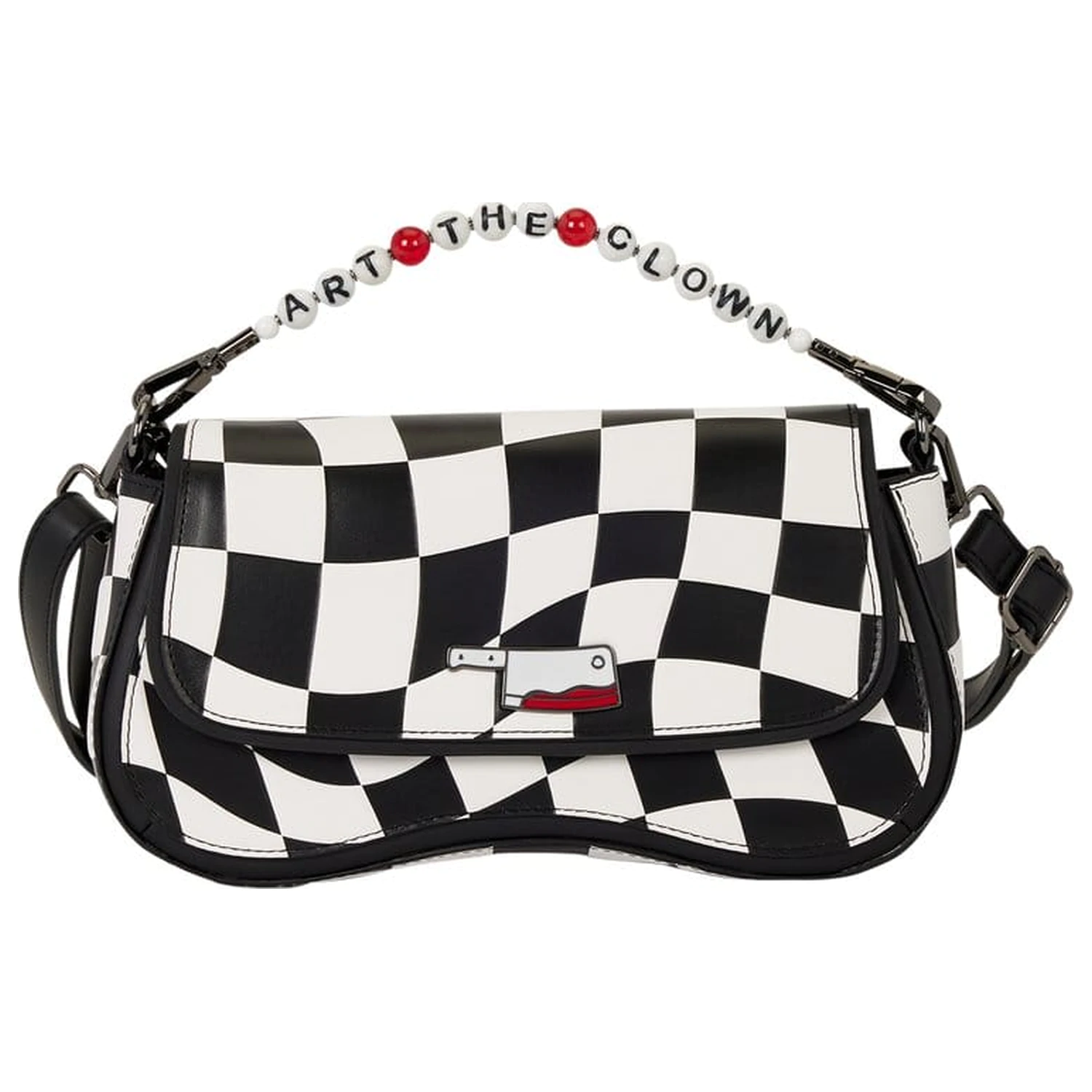 Terrifier by Loungefly Crossbody taška Art the Clown Checkered produktová fotografia