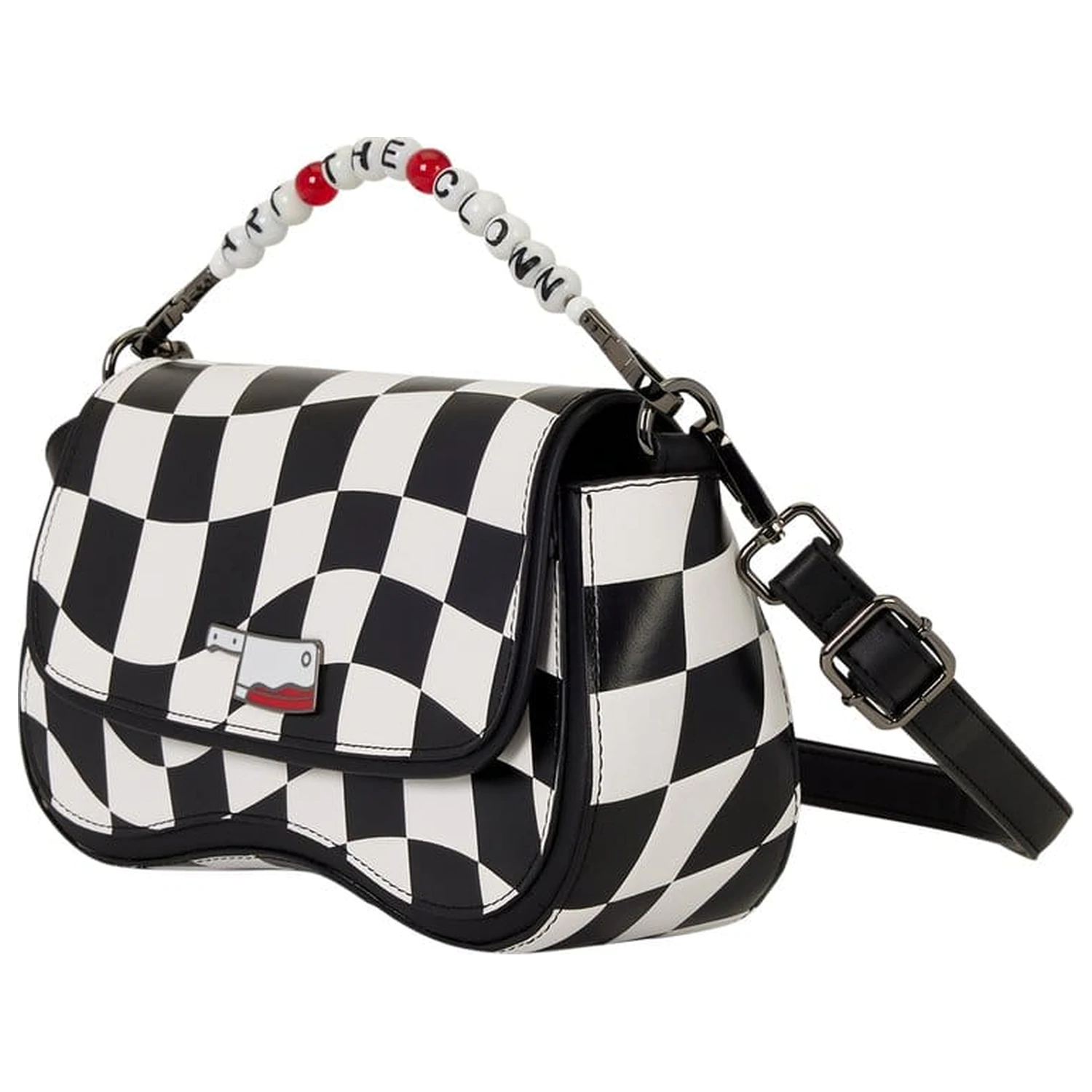 Terrifier by Loungefly Crossbody taška Art the Clown Checkered produktová fotografia