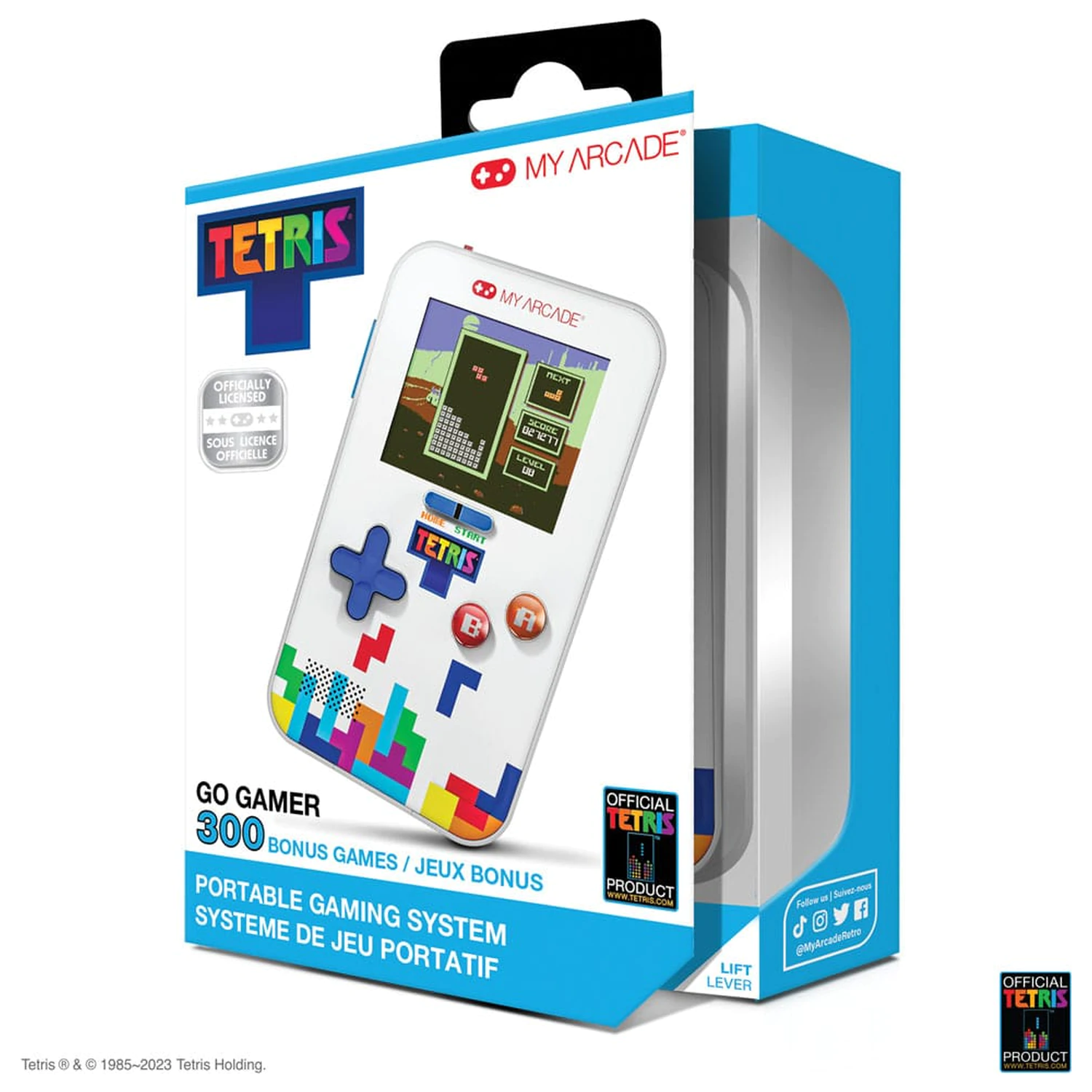 Tetris Prenosný video herný systém Go Gamer produktová fotografia