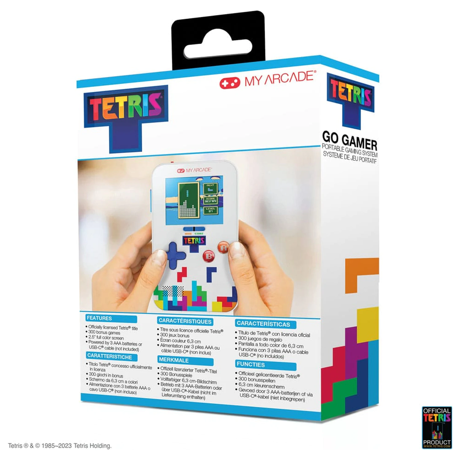 Tetris Prenosný video herný systém Go Gamer produktová fotografia