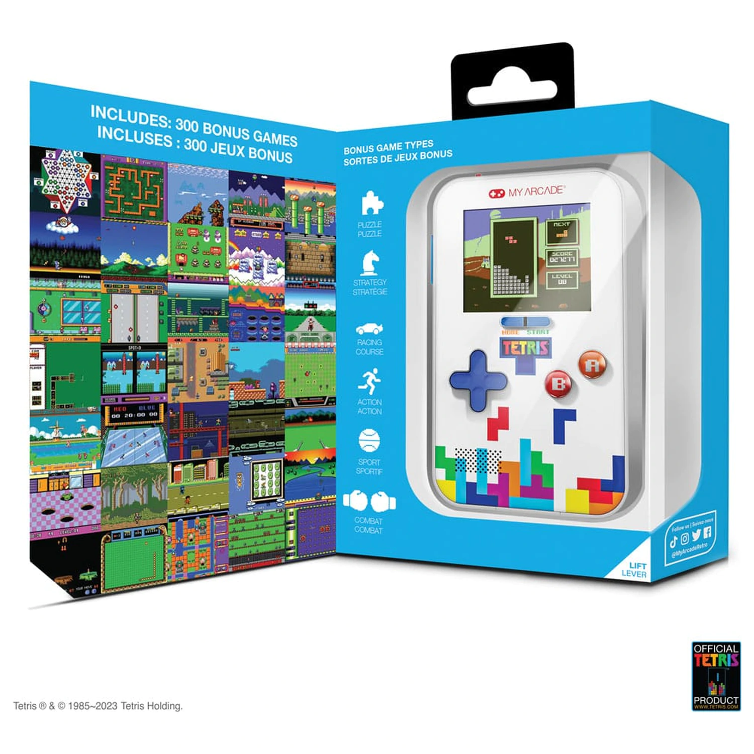 Tetris Prenosný video herný systém Go Gamer produktová fotografia