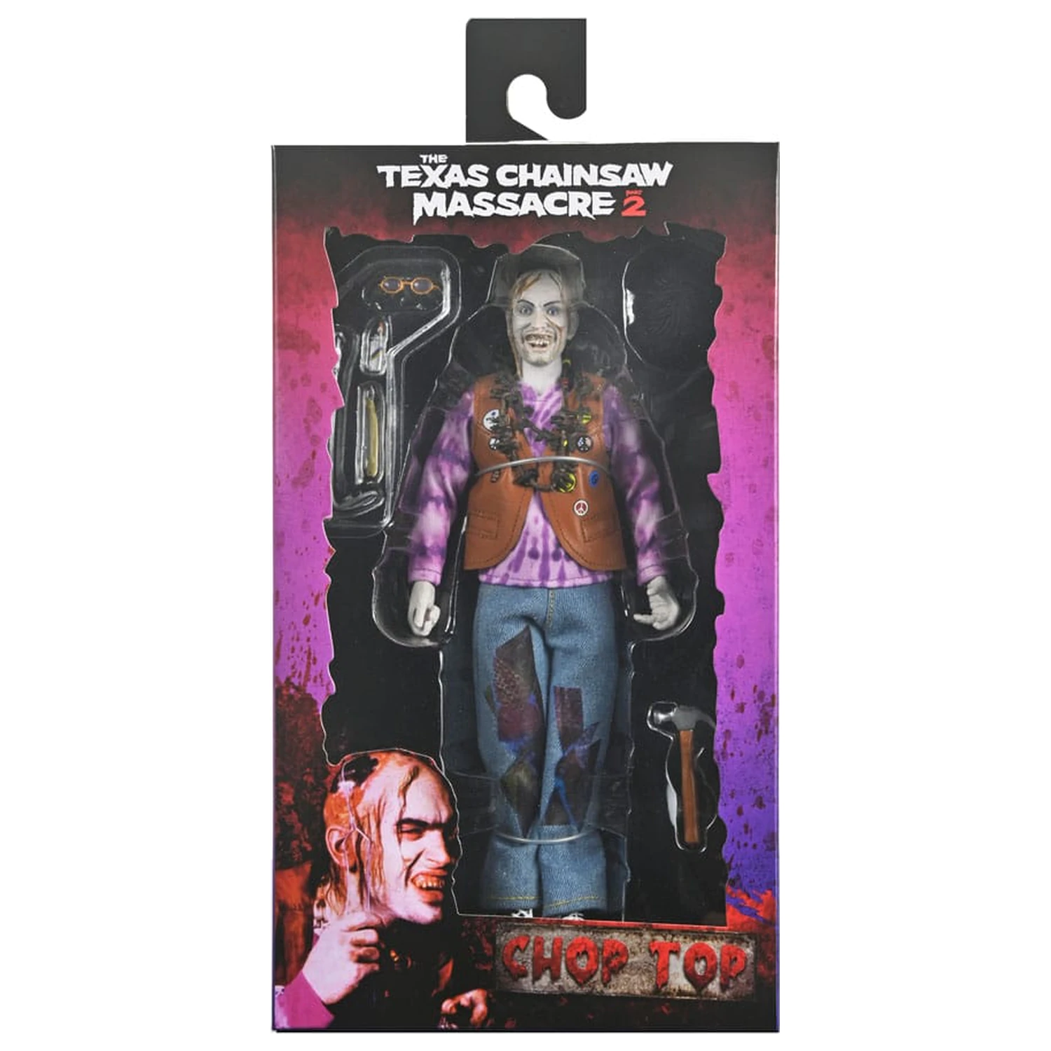 Texas Chainsaw Massacre 2 Clothed akčná figúrka Chop Top 20 cm produktová fotografia