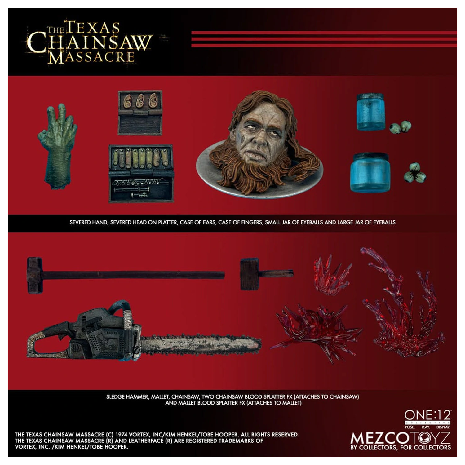 Texas Chainsaw Massacre (2003) akčná figúrka 1/12 Leatherface 17 cm produktová fotografia