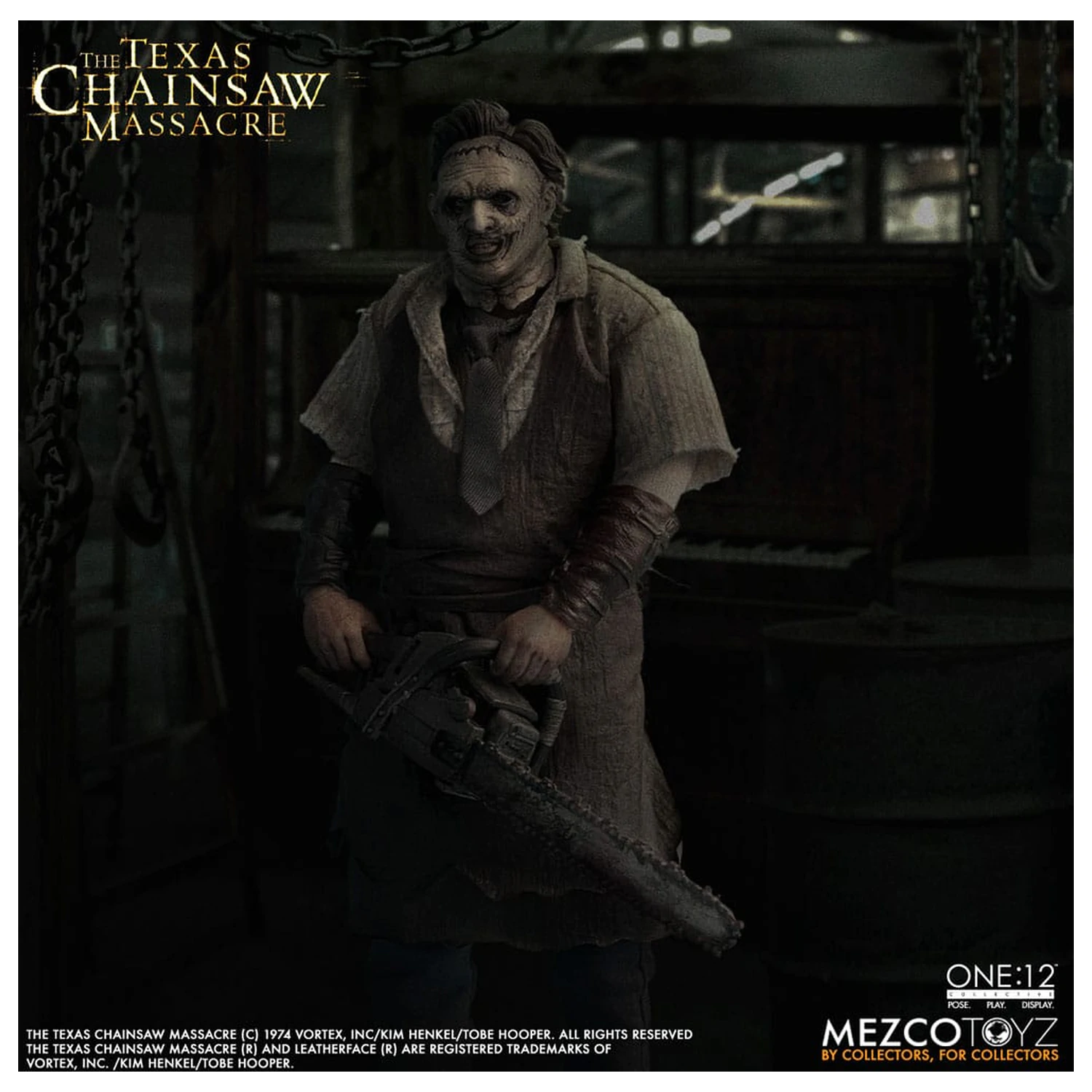 Texas Chainsaw Massacre (2003) akčná figúrka 1/12 Leatherface 17 cm produktová fotografia