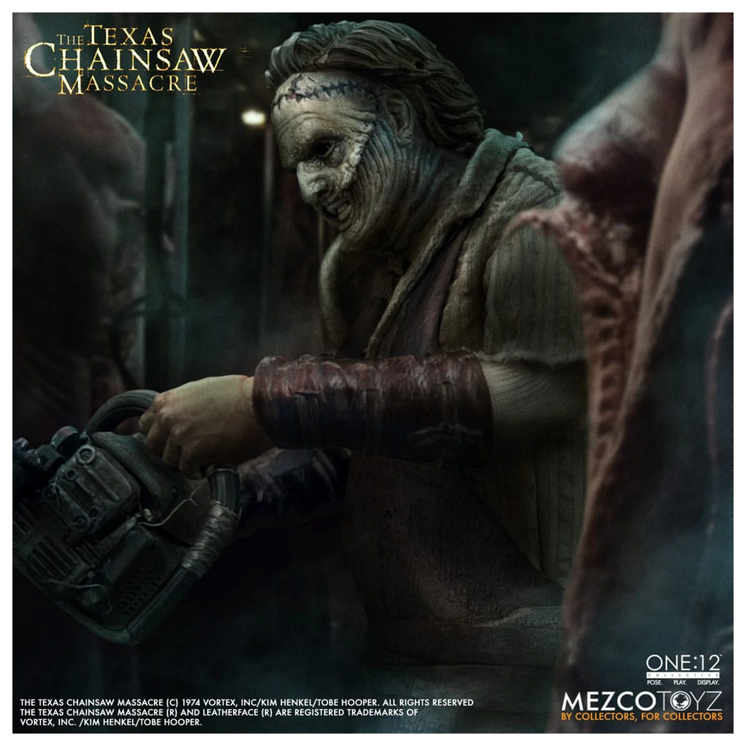 Texas Chainsaw Massacre (2003) akčná figúrka 1/12 Leatherface 17 cm produktová fotografia