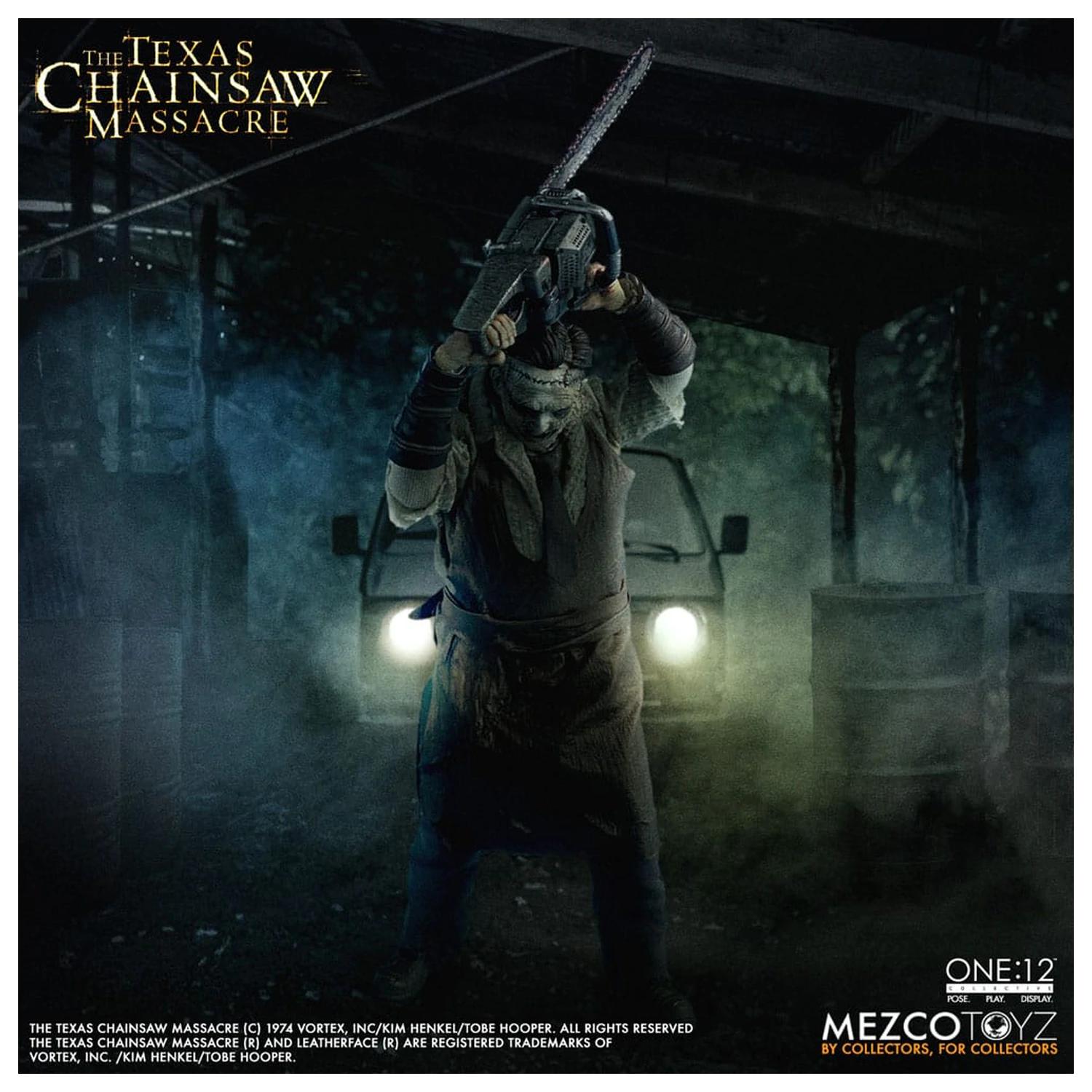 Texas Chainsaw Massacre (2003) akčná figúrka 1/12 Leatherface 17 cm produktová fotografia