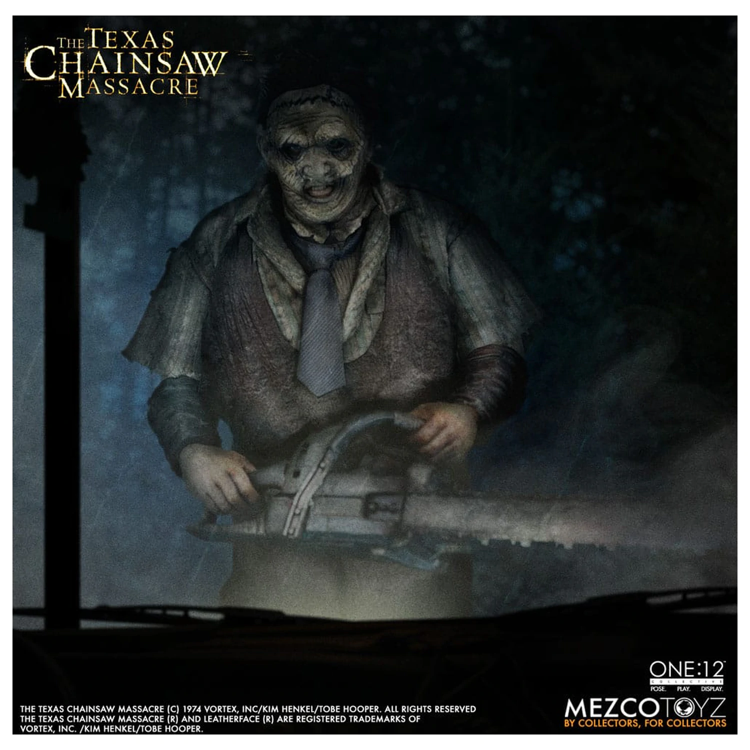 Texas Chainsaw Massacre (2003) akčná figúrka 1/12 Leatherface 17 cm produktová fotografia