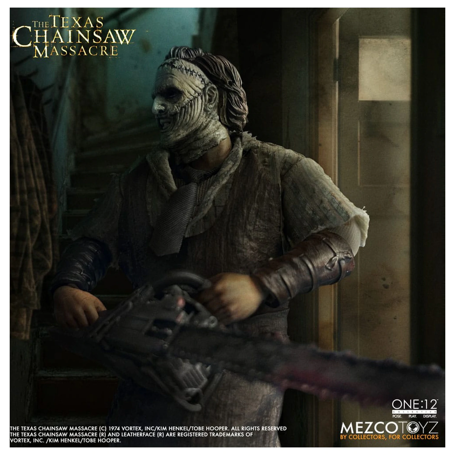 Texas Chainsaw Massacre (2003) akčná figúrka 1/12 Leatherface 17 cm produktová fotografia