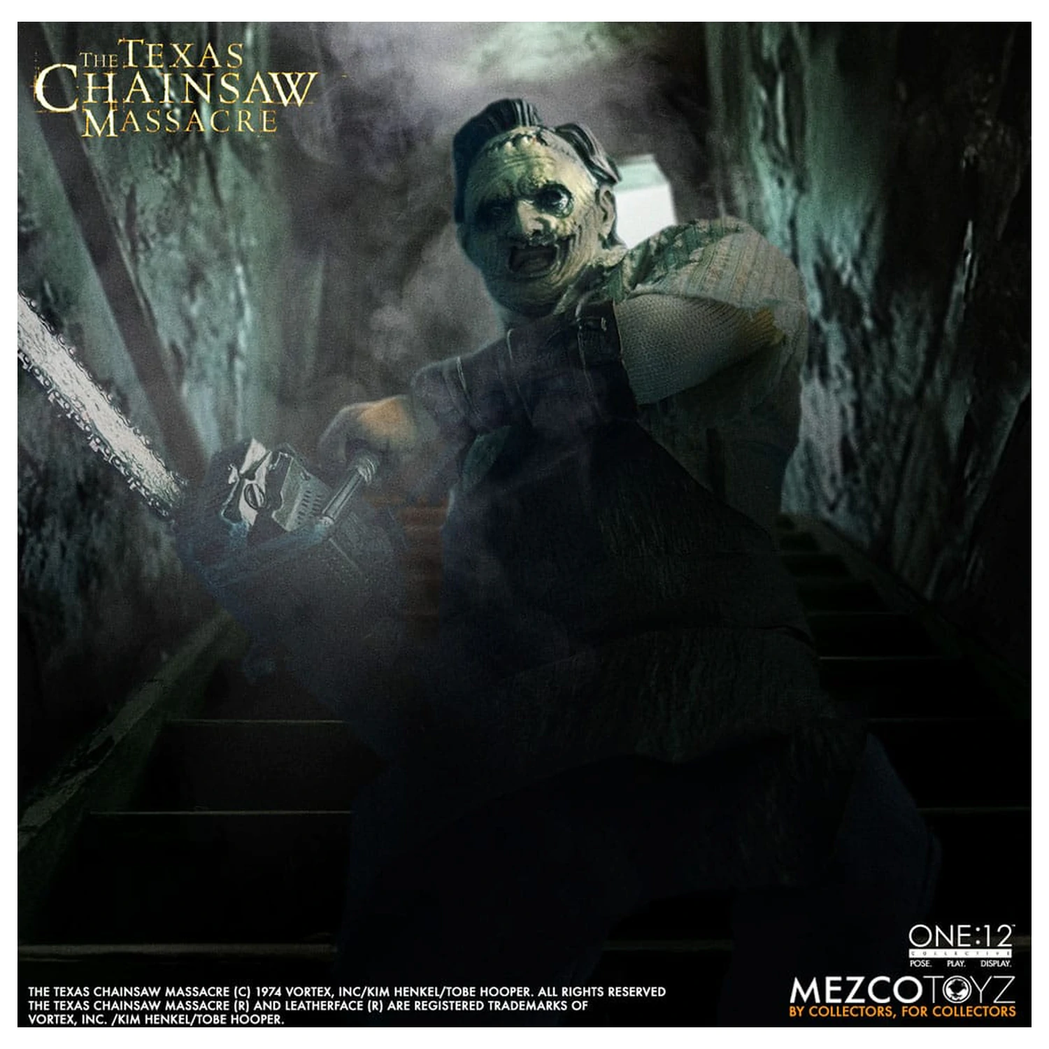 Texas Chainsaw Massacre (2003) akčná figúrka 1/12 Leatherface 17 cm produktová fotografia