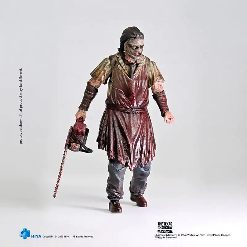 Texas Chainsaw Massacre (2003) Exquisite Mini Action Figúrka 1/18 Thomas Hewitt Slaughter verzia 11 cm termékfotó