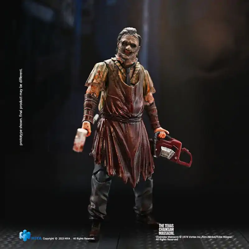 Texas Chainsaw Massacre (2003) Exquisite Mini Action Figúrka 1/18 Thomas Hewitt Slaughter verzia 11 cm termékfotó