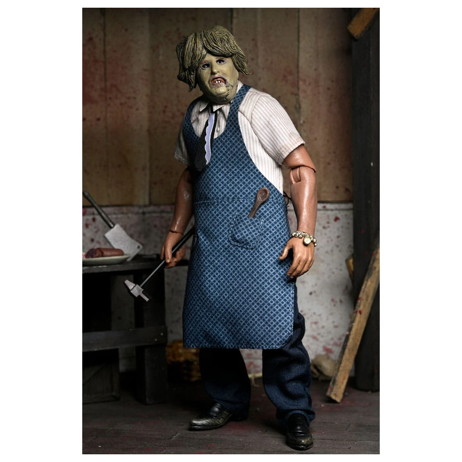 Texas Chainsaw Massacre Oblečená akčná figúrka Leatherface s maskou starej dámy 20 cm produktová fotografia