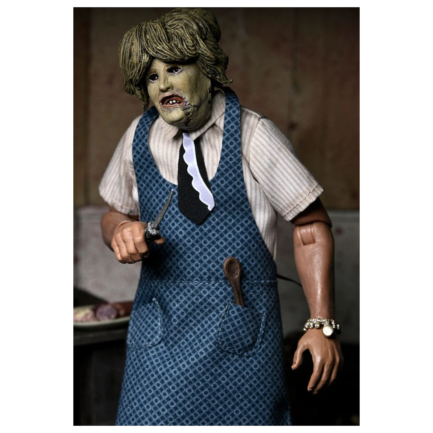 Texas Chainsaw Massacre Oblečená akčná figúrka Leatherface s maskou starej dámy 20 cm produktová fotografia