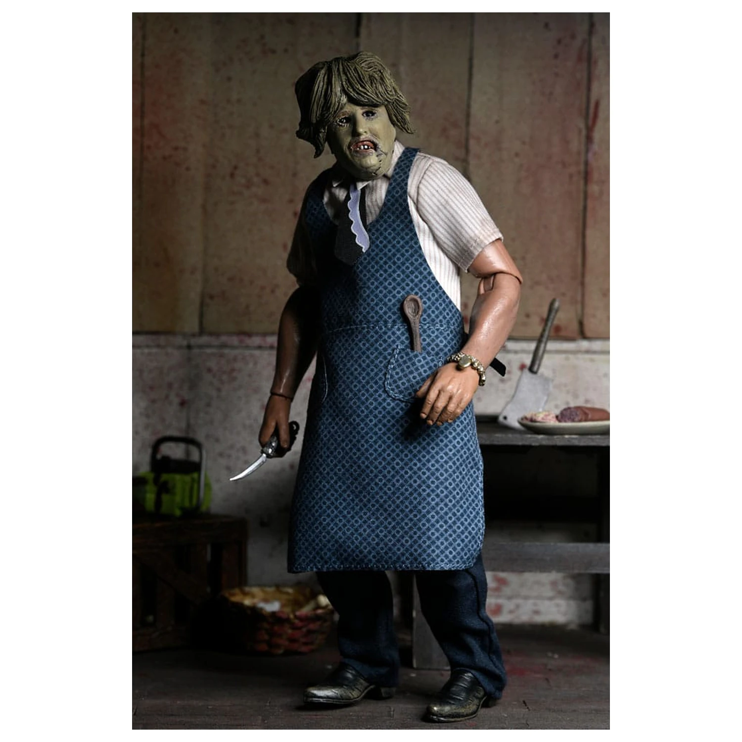 Texas Chainsaw Massacre Oblečená akčná figúrka Leatherface s maskou starej dámy 20 cm produktová fotografia