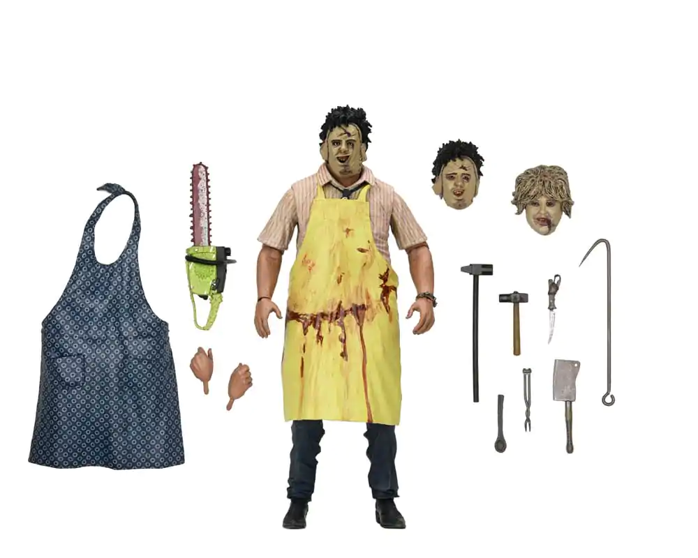 Figúrka s textilným oblečením Leatherface 50. výročie 20 cm produktová fotografia